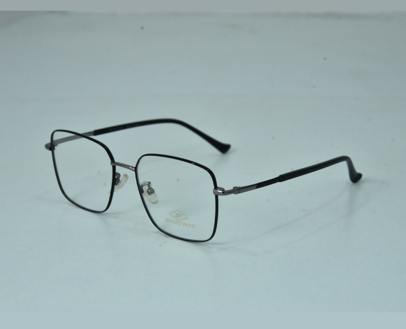 Sellott Paris - Retro Square Thin Metal Frame