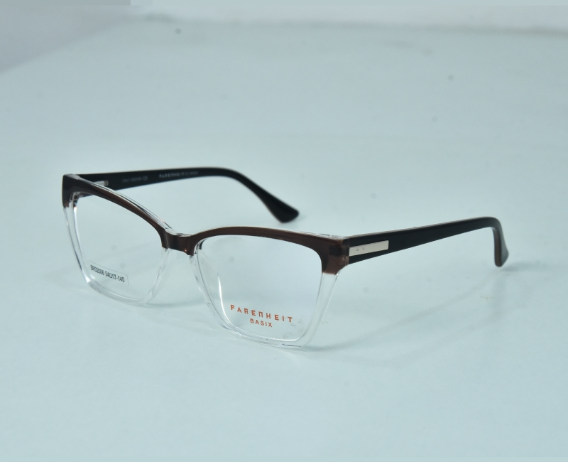 Farenheit - Maroon Transparent Dual Trendy Cat Eye Frame