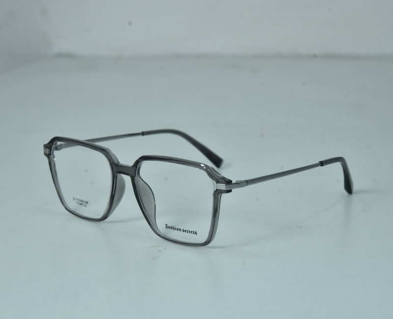 Fashion Secret - Square Dark Grey Transparent Unisex Frame