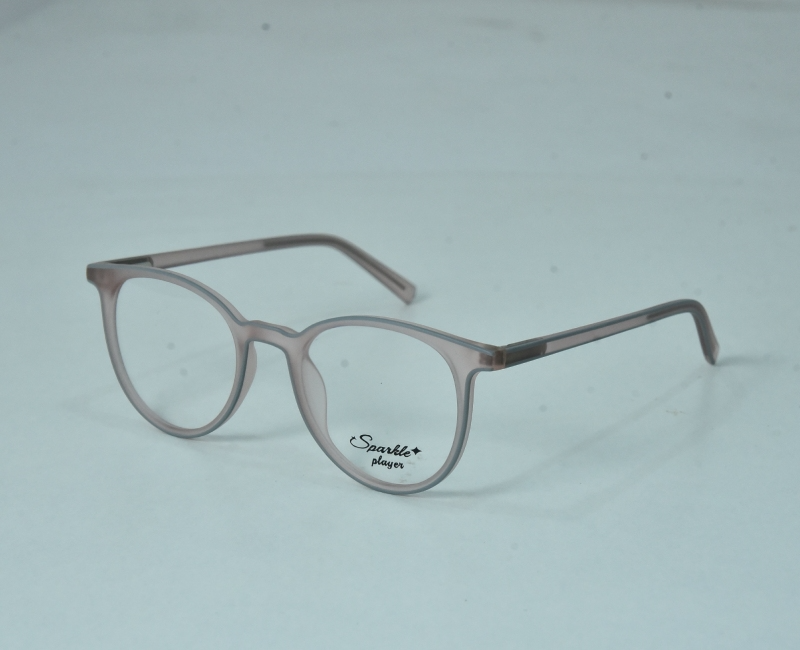 Sparkle Player - Round Matt Peach Tr Frame