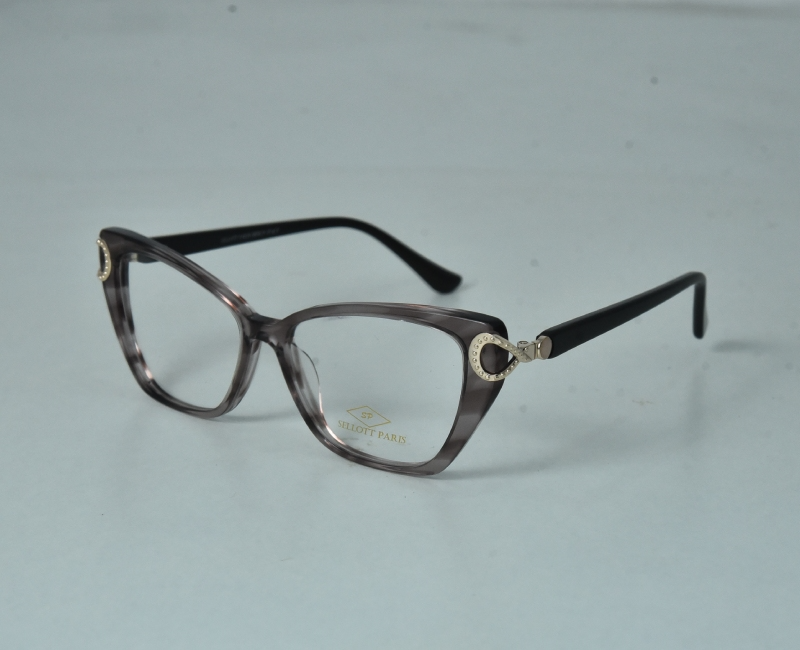 Sellott Paris - Luxry Transparent Coffee Brown Cat Eyetrendy Colour