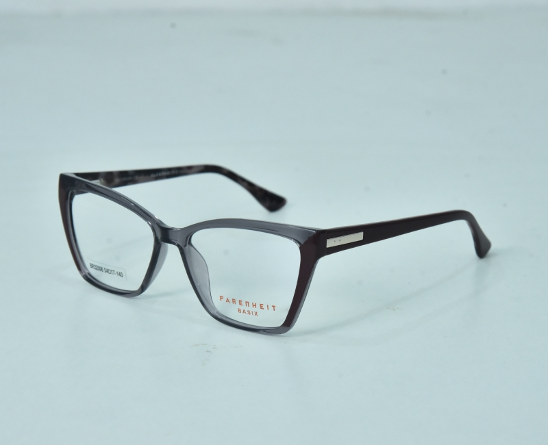 Farenheit - Transparent Grey Trendy Cat Eye Shape