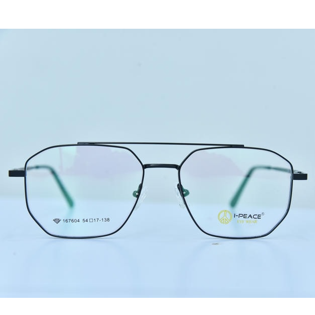 I-PEACE 167604 – Double Bar Full Rim Metal Frame