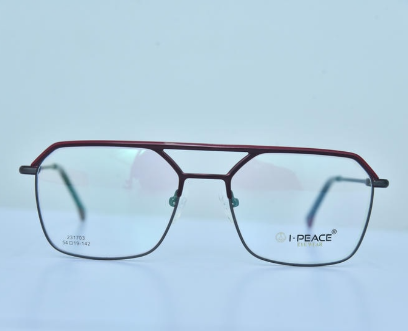 I-PEACE 231703 – Double Bar Full Rim Metal Frame