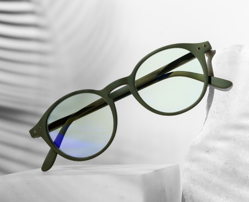 Farenheit - Trendy Cat Eye Retro Look Sheet Frame